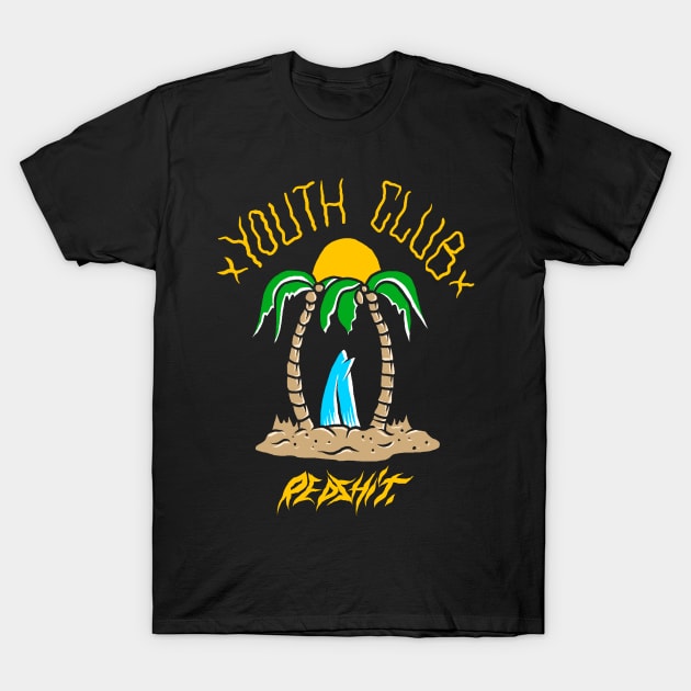 Redshit Youth Club Beach T-Shirt by redshit